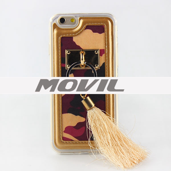 NP-2503 Borde de oro Funda para el iPhone 6-7